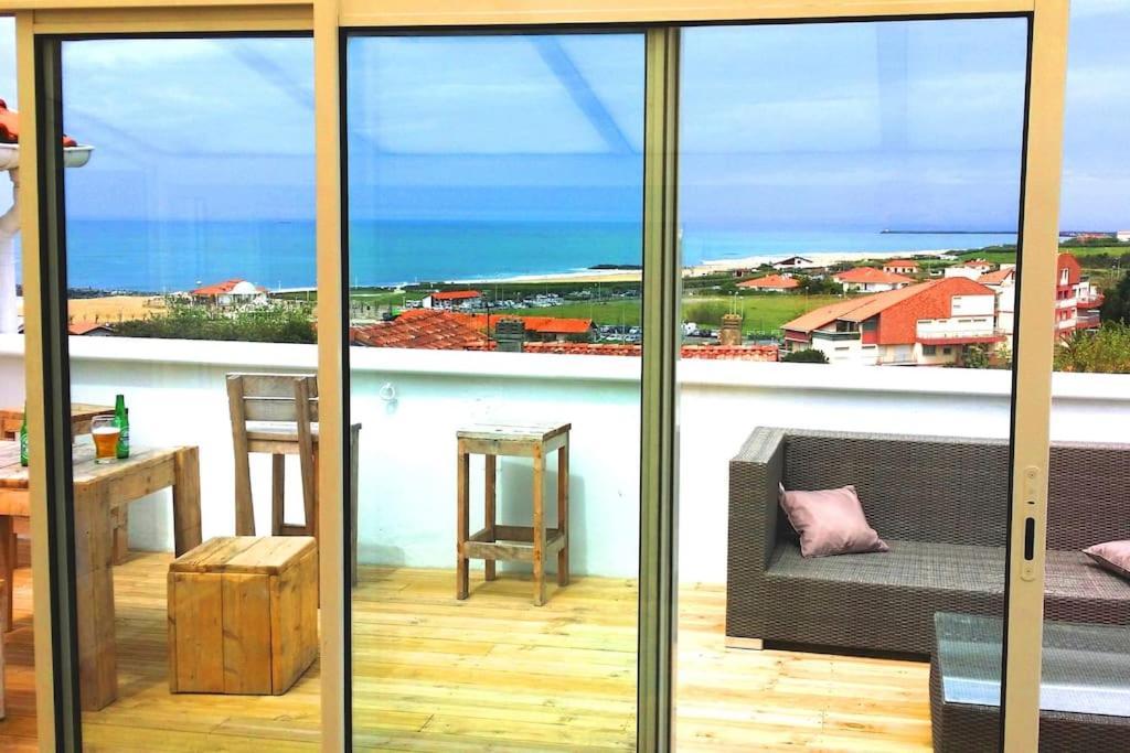 T2 à Anglet grande terrasse vue mer, plage à pied. Eksteriør bilde